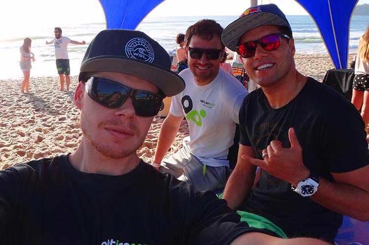 Rafael Krentz, Alison Paz e Adriano de Souza no Red Bull Local Hero Surf Tour Campeche 2016